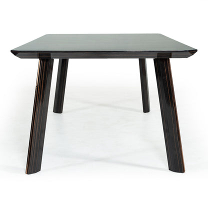 Chadwick Ebony and Rose Gold Dining Table