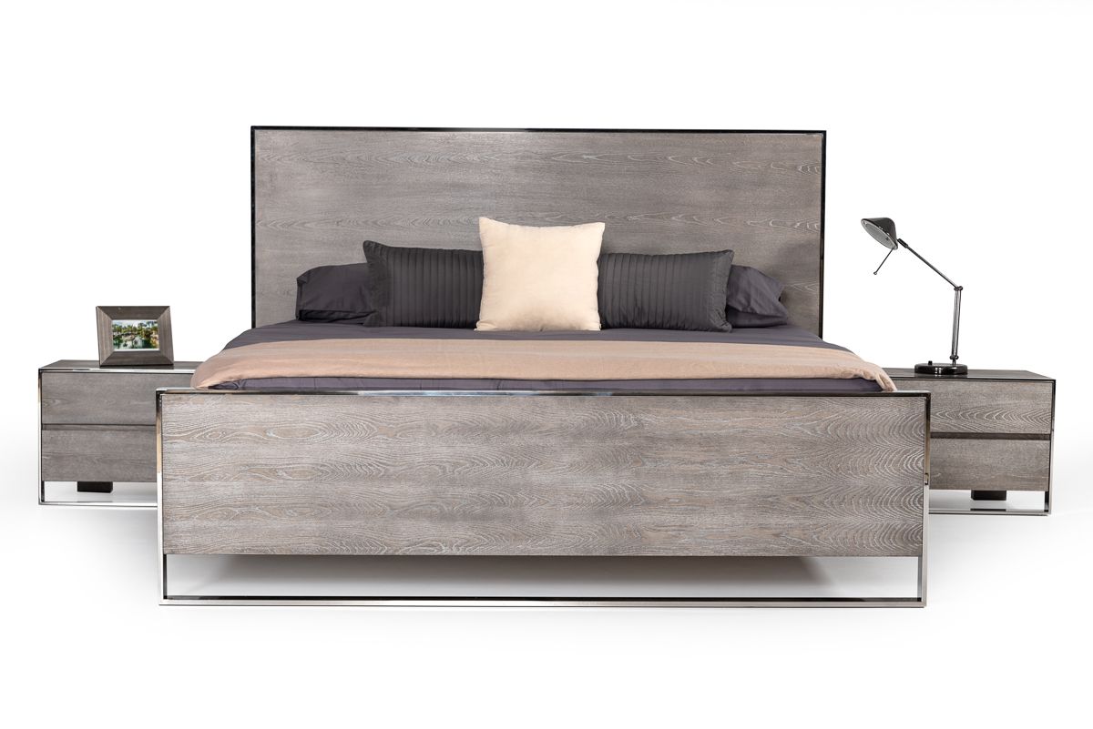 Arlene Grey Elm Nightstand