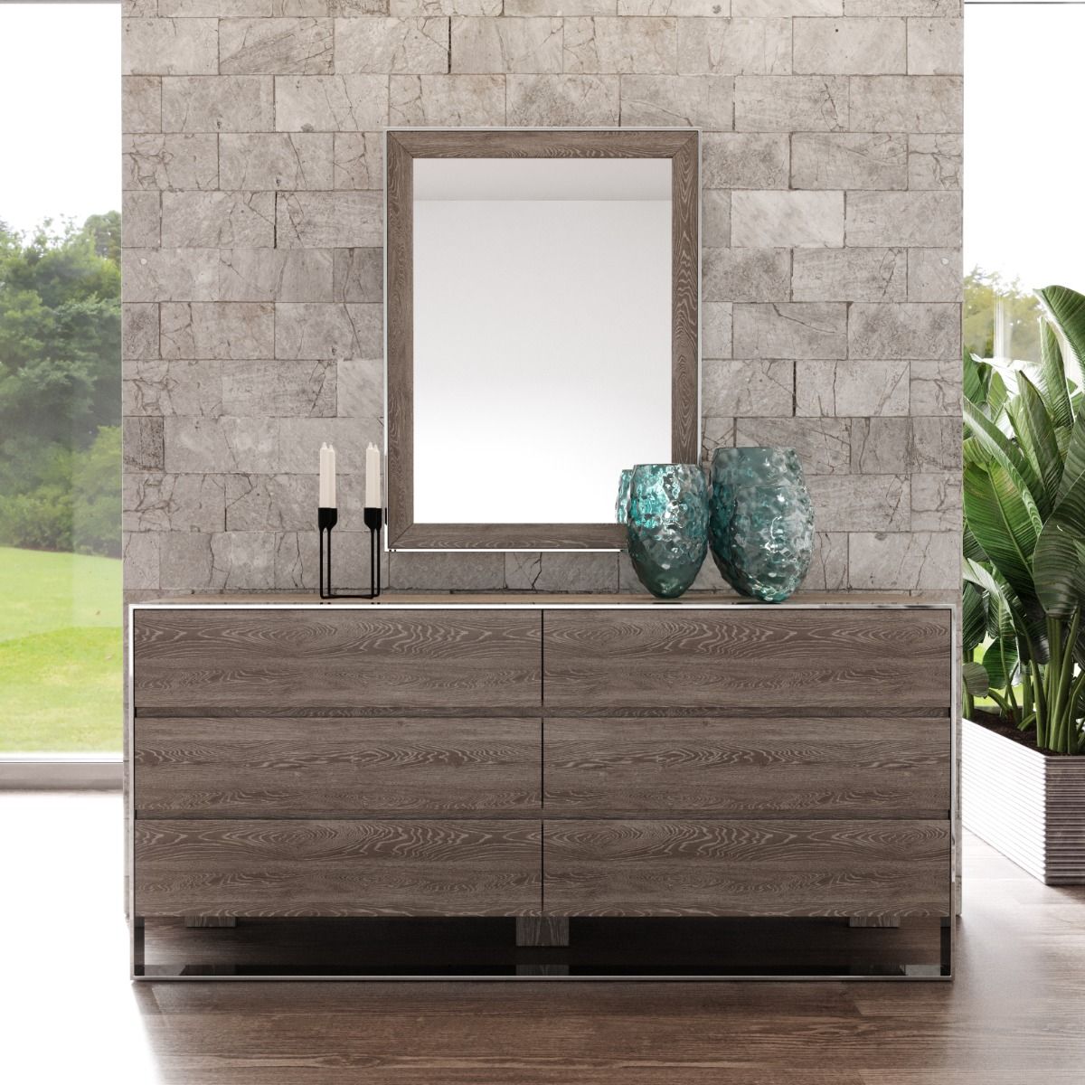 Arlene Grey Elm Dresser