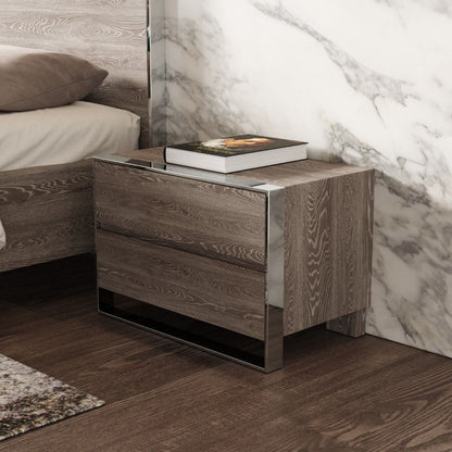 Arlene Grey Elm Nightstand