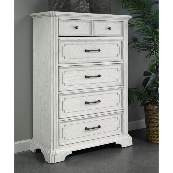 Clara White Mist Chest