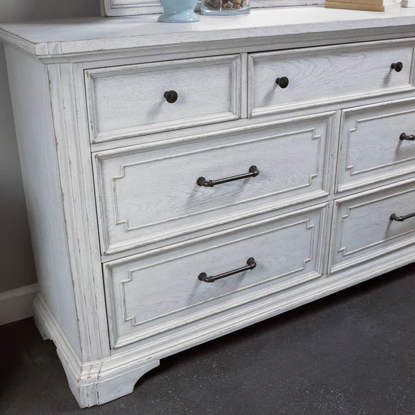 Clara White Mist Dresser