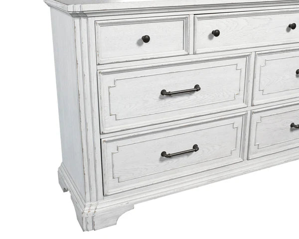 Clara White Mist Dresser