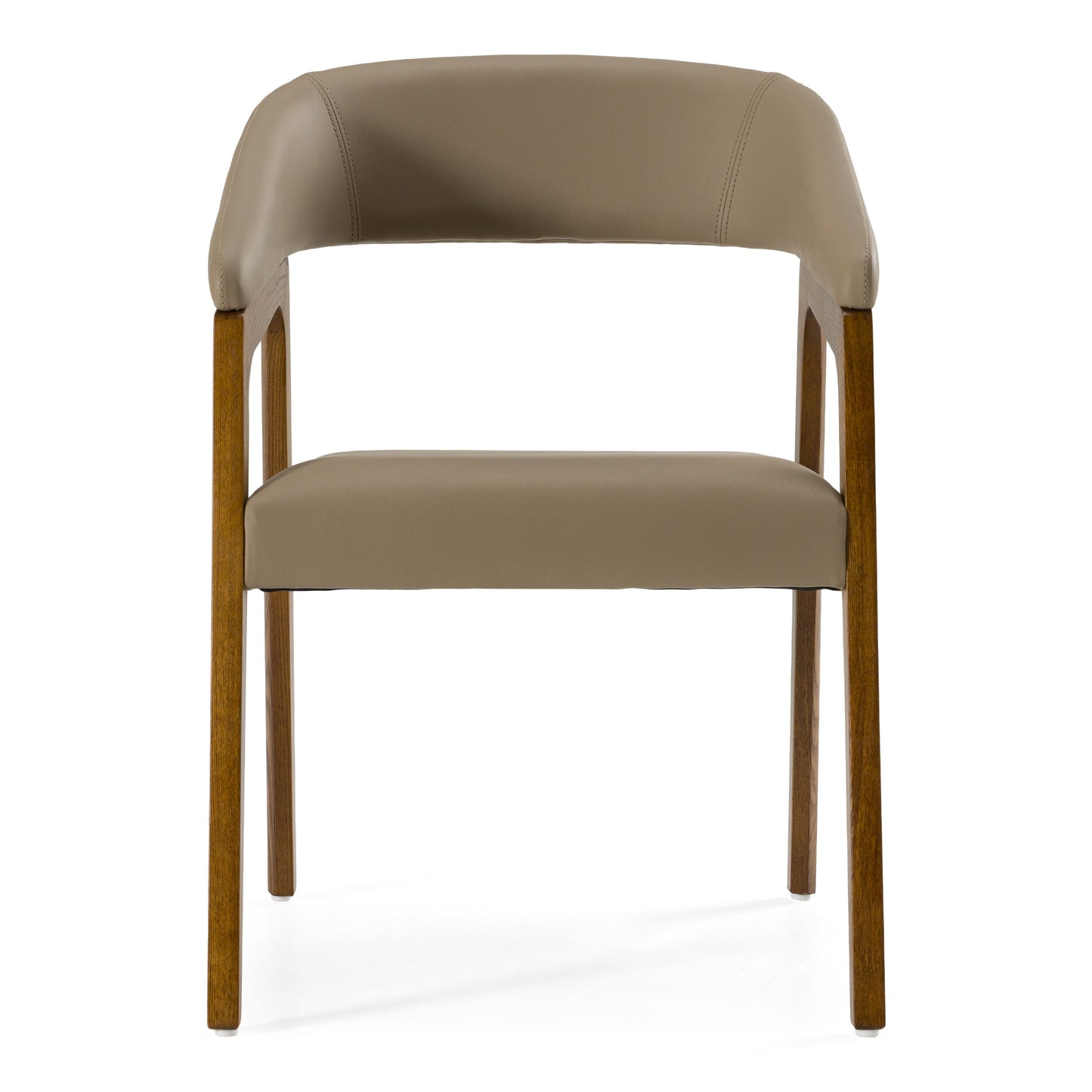 Clive Taupe and Walnut Dining Chair