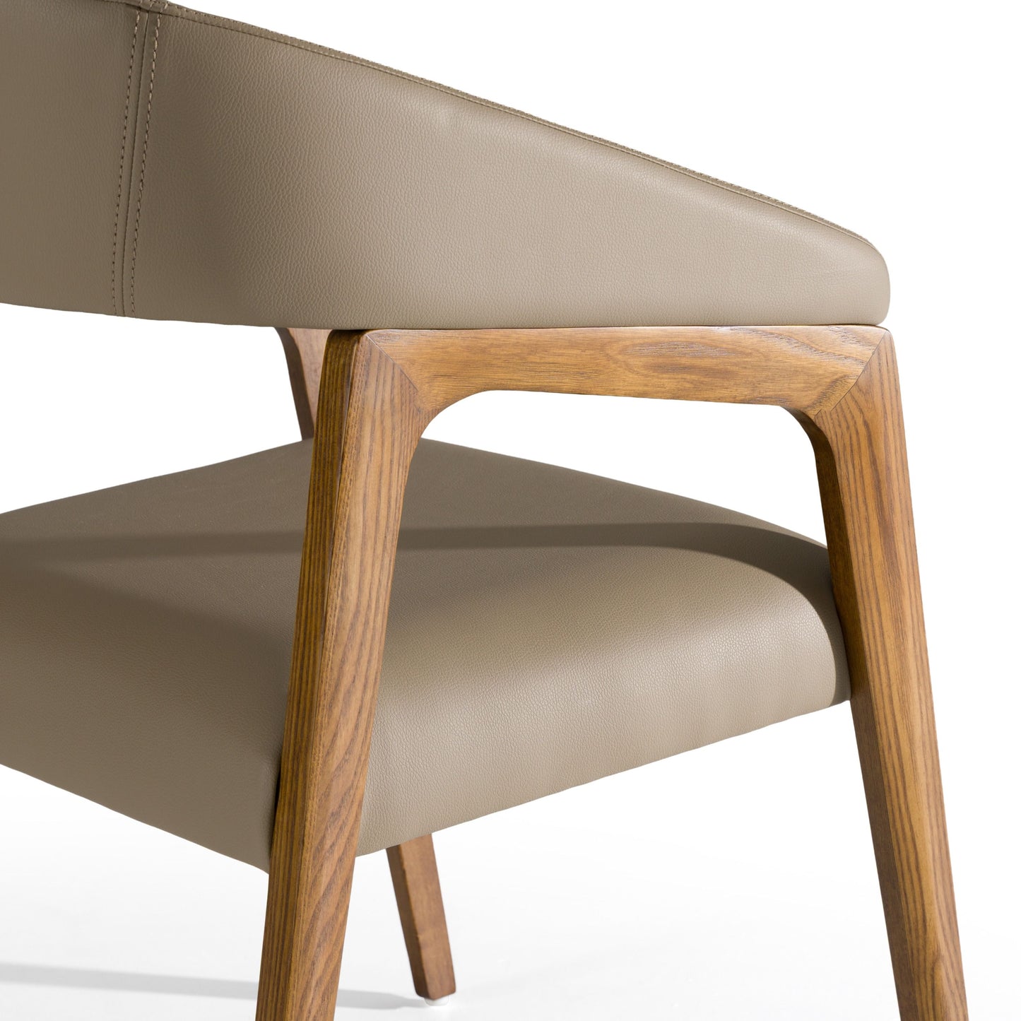 Clive Taupe and Walnut Dining Chair