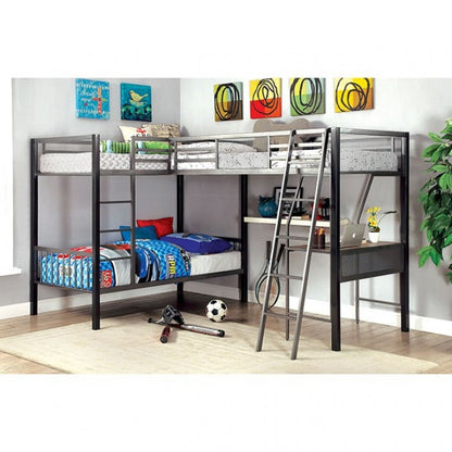 Ballarat L-Shapped Triple Twin Bunk Bed