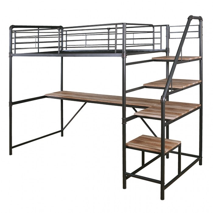 Rowley Twin Bed with Work Station
