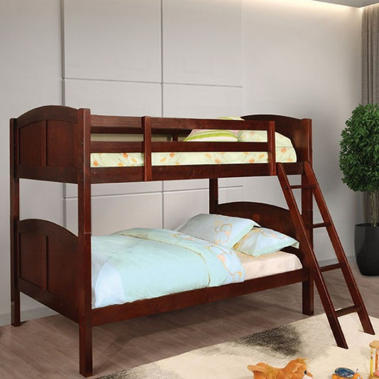 Rexford Cherry Solid Wood Bunk Bed