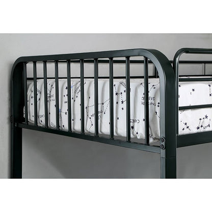 Clement Black Metal Bunk Bed