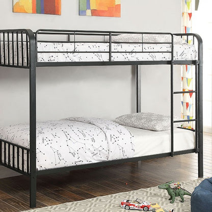 Clement Black Metal Bunk Bed