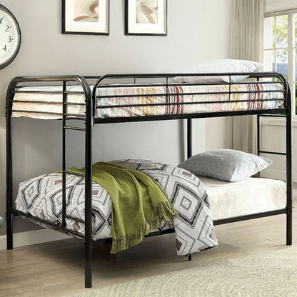 Opal Silver Metal Bunk Bed