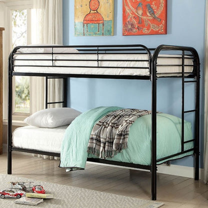 Opal Silver Metal Bunk Bed