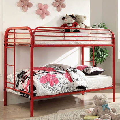 Opal Silver Metal Bunk Bed