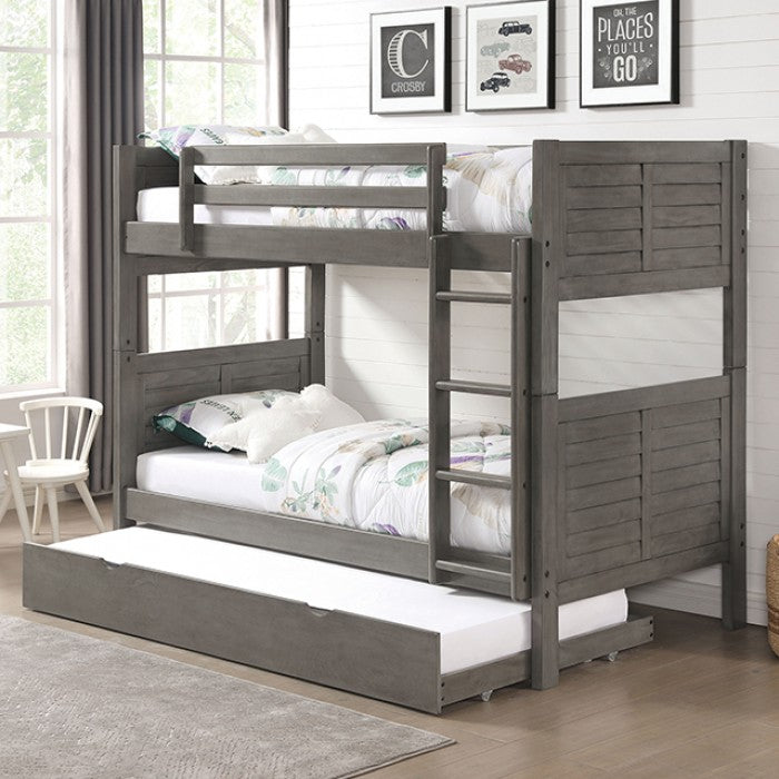 Hoople Gray Bunk Bed