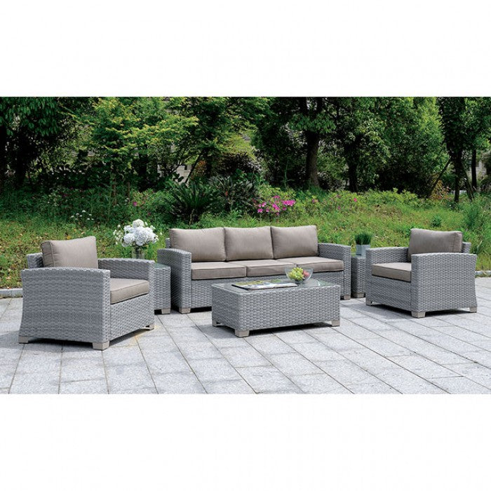 Brindsmade 6 PC Patio Set W/ Coffee Table & 2 End Tables