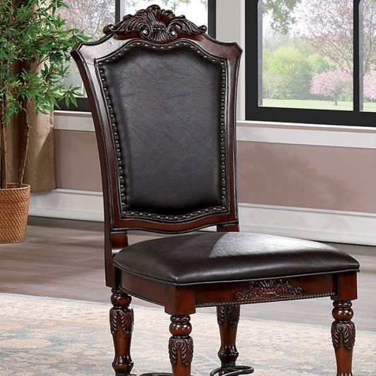 Picardy Traditional Solid Wood Side Chair