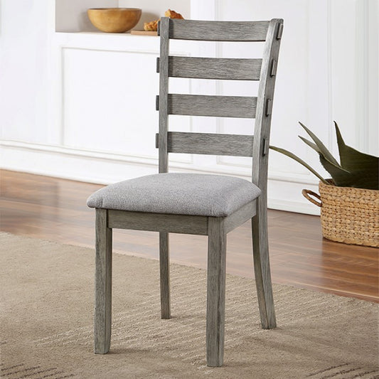 Laquila Rustic Solid Wood Side Chair