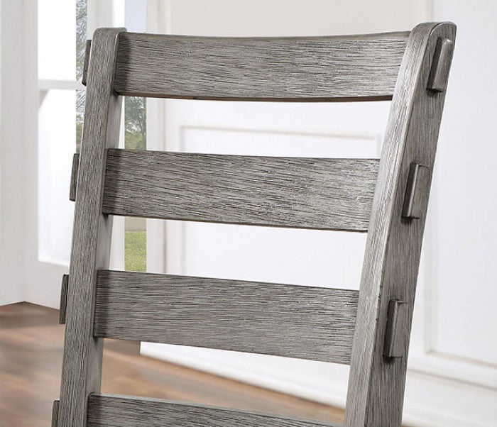 Laquila Rustic Solid Wood Side Chair