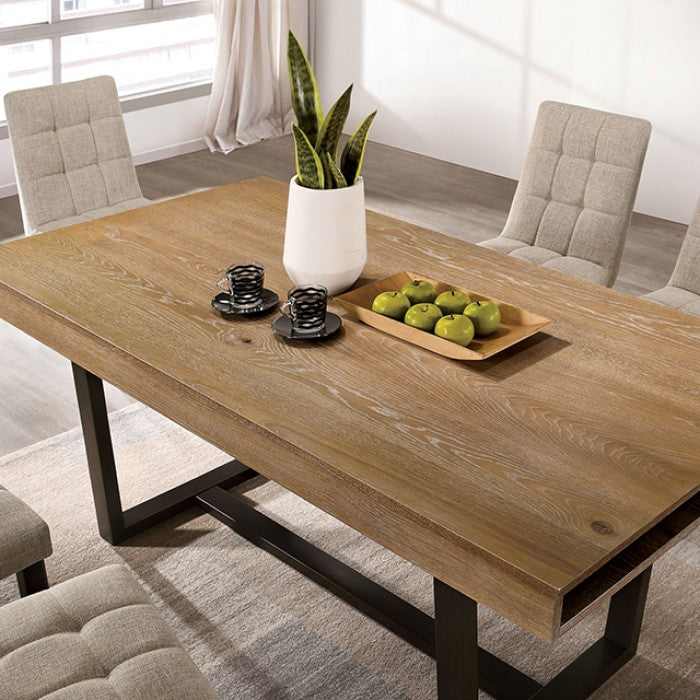Gottingen Contemporary Solid Wood Oak Dining Table