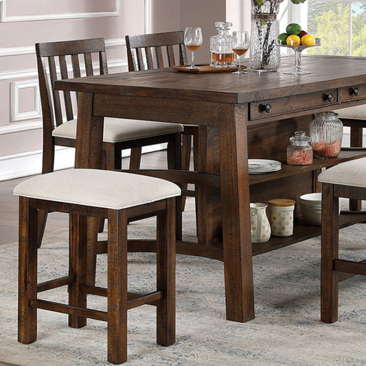 Fredonia Rustic Solid Wood Oak Dining Table