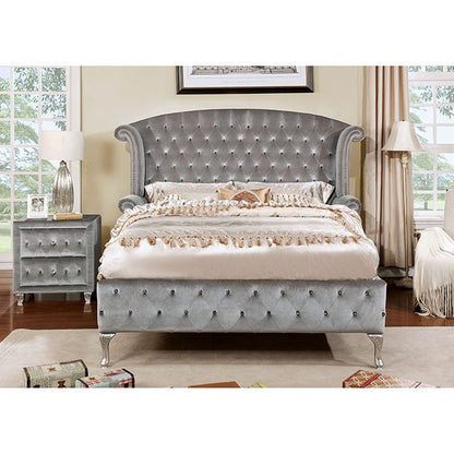 Alzir Tufted Upholstered Storage Platform Bed