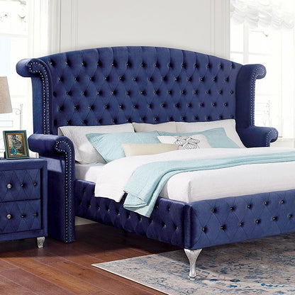 Alzir Tufted Upholstered Storage Platform Bed