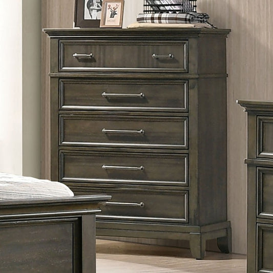 Houston Traditional Solid Wood Crown Molding Chest