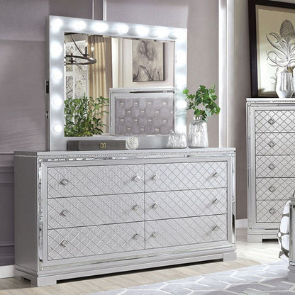 Belleterre Glam Velvet Solid Wood Dresser