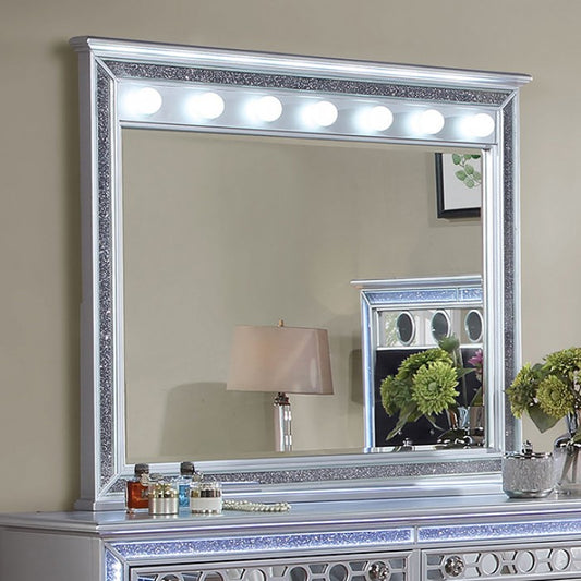 Mairead Glam Mirror Solid Wood Mirror