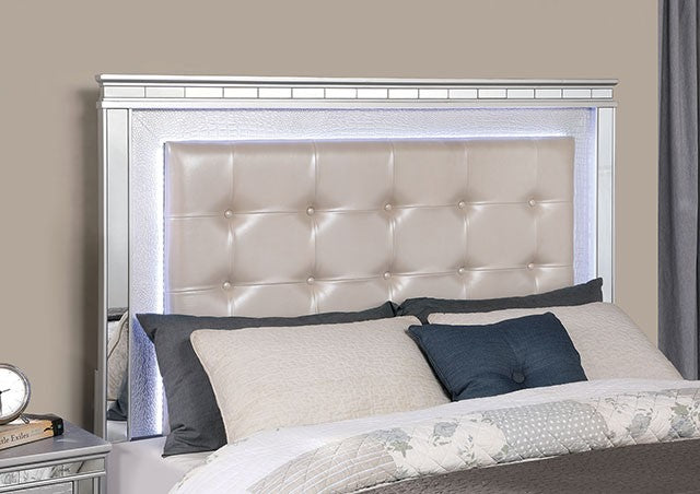 Bellinzona Contemporary Letherette Solid Wood Bed