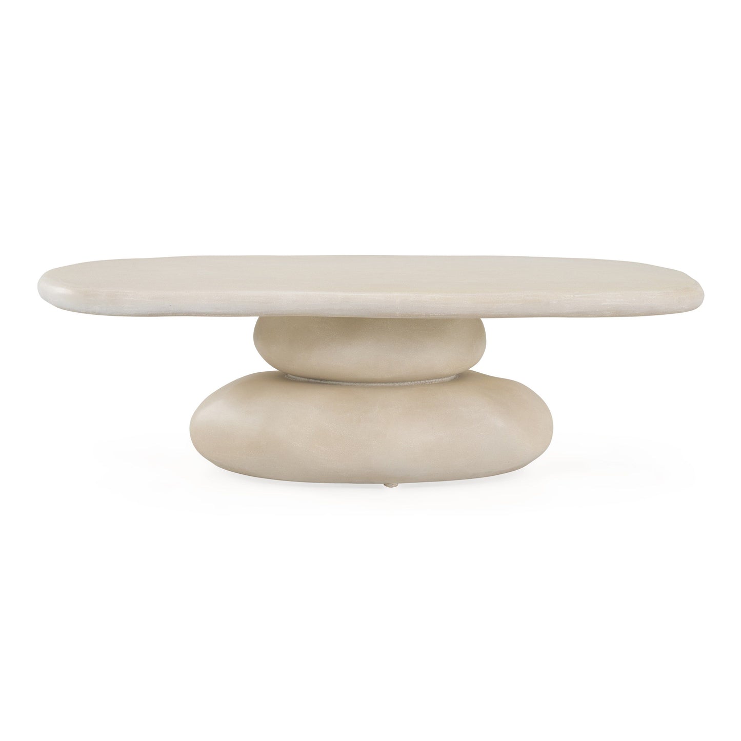 Coates Modern Beige Fiberform Coffee Table