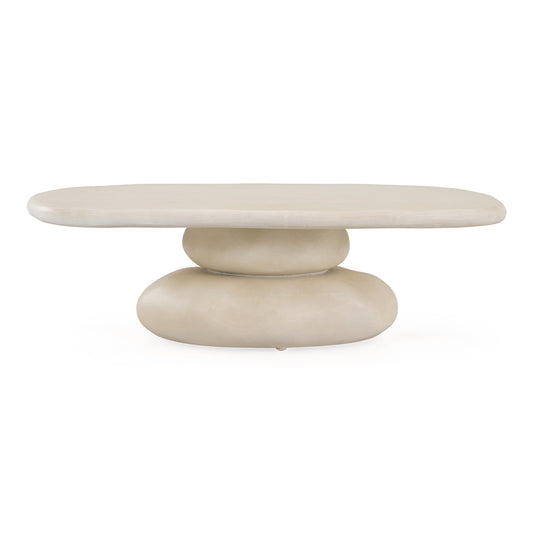 Coates Modern Beige Fiberform Coffee Table