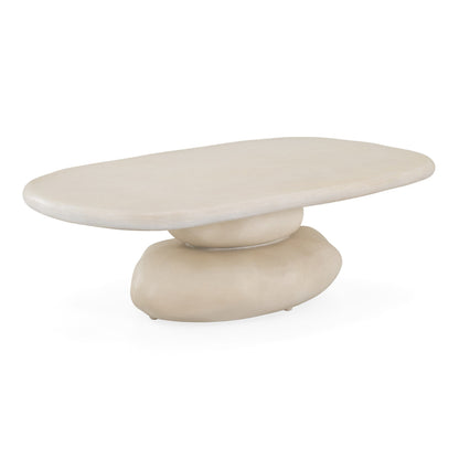 Coates Modern Beige Fiberform Coffee Table