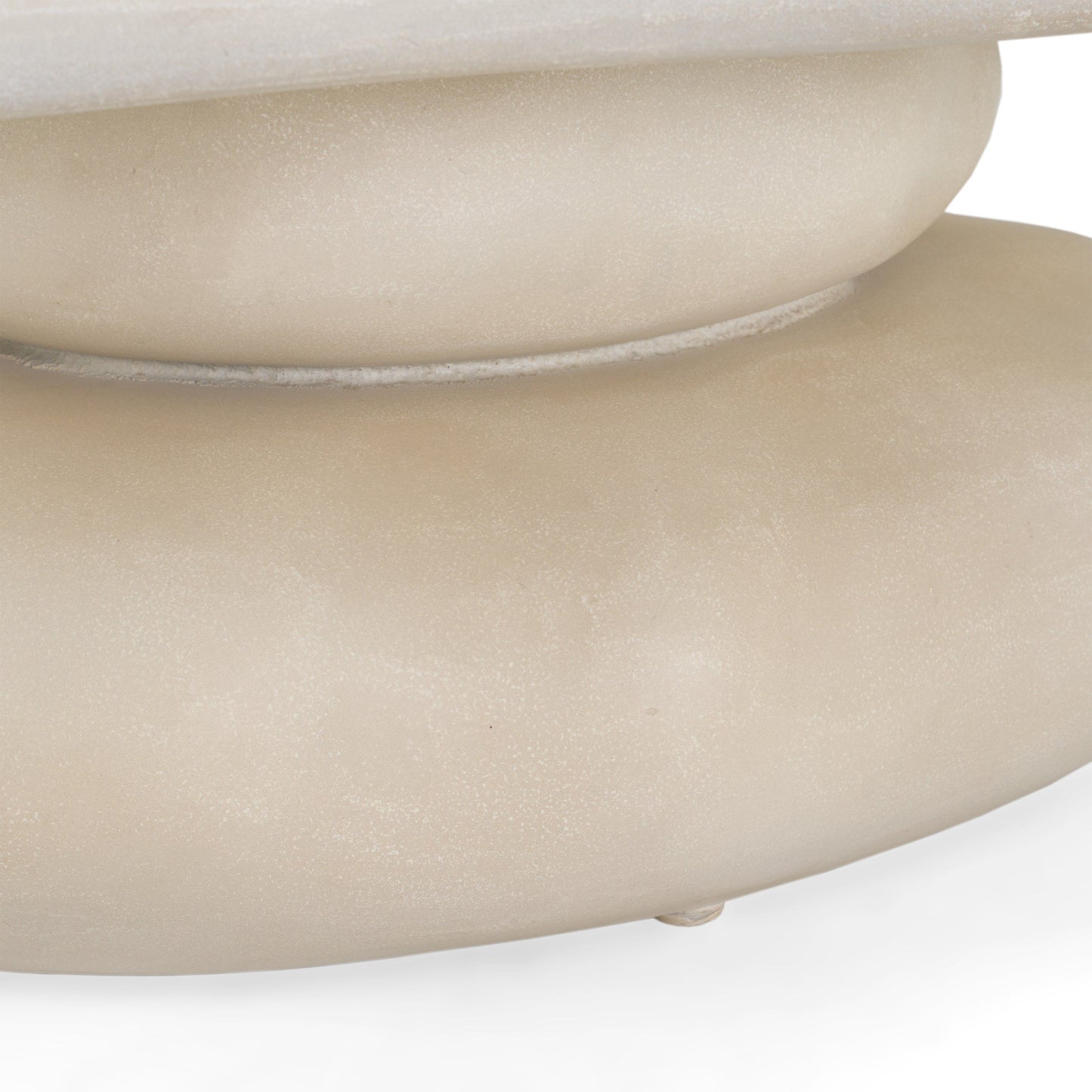 Coates Modern Beige Fiberform Coffee Table