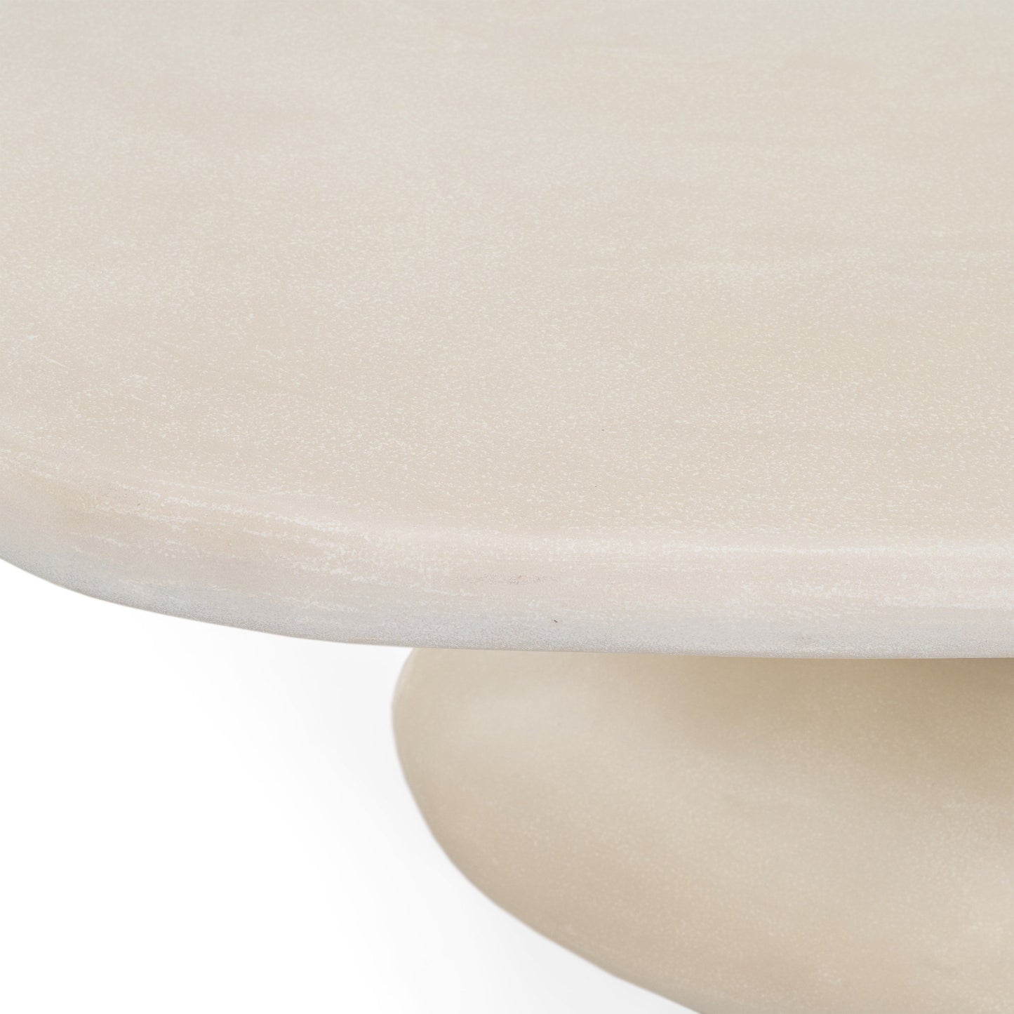 Coates Modern Beige Fiberform Coffee Table
