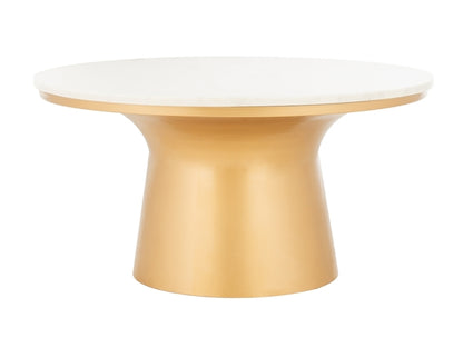 Mila Pedestal Coffee Table - Elegant and Modern Centerpiece for Your Living Room