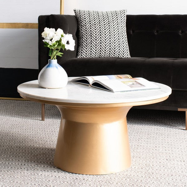 Mila Pedestal Coffee Table - Elegant and Modern Centerpiece for Your Living Room