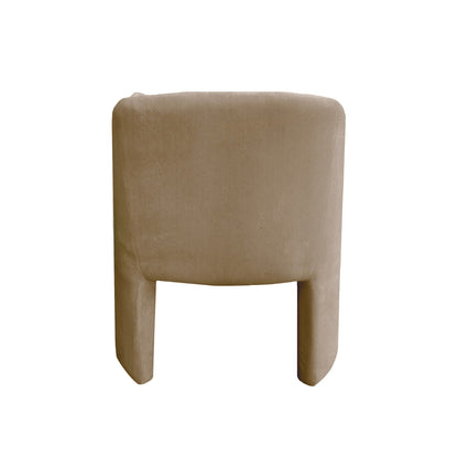 Modrest Danube - Sleek Modern Beige Fabric Dining Chair | Stylish & Versatile Seating