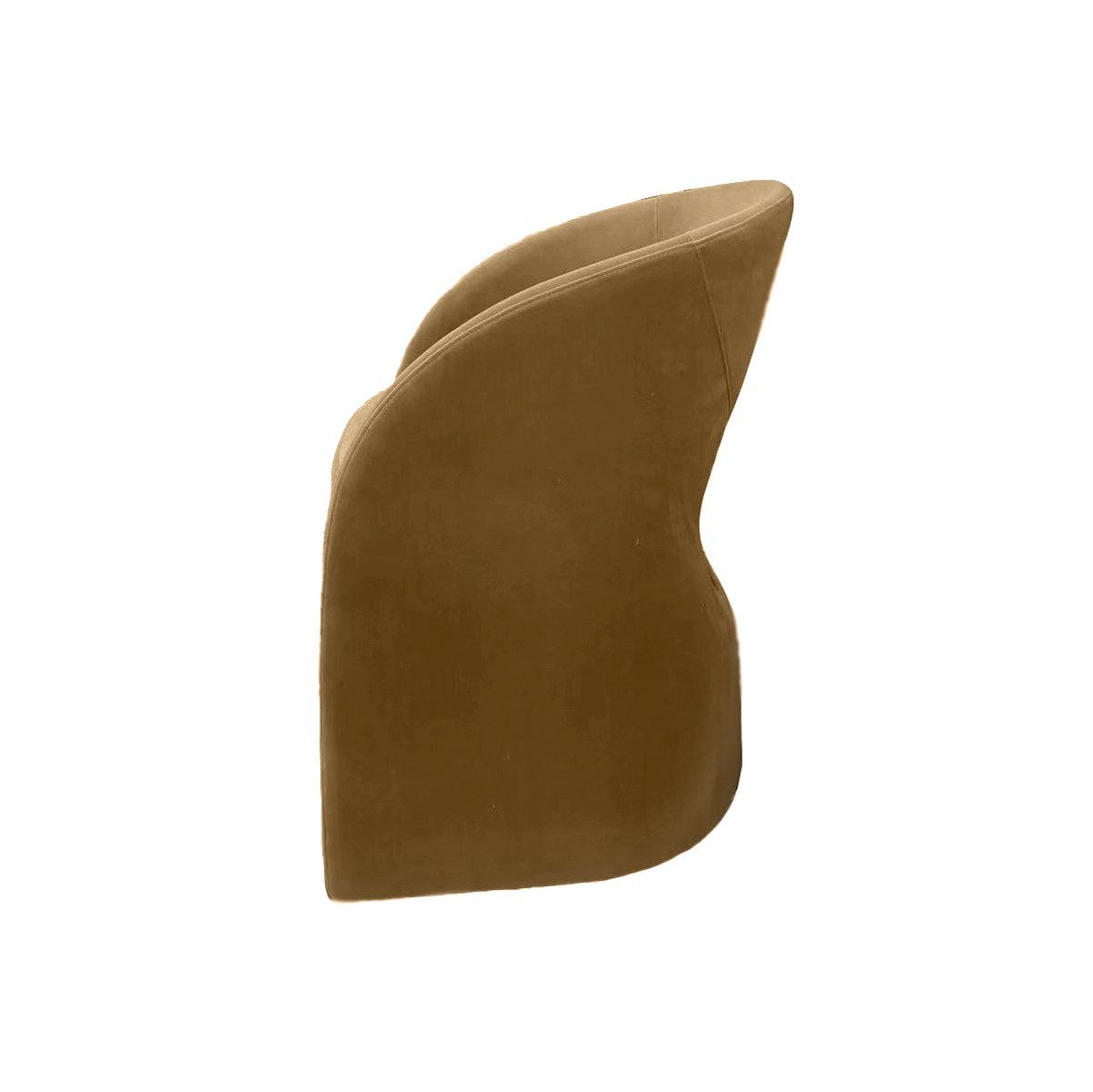 Modrest Brea - Modern Tan Fabric Dining Chair