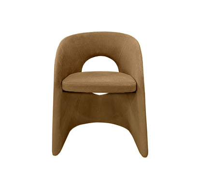 Modrest Brea - Modern Tan Fabric Dining Chair