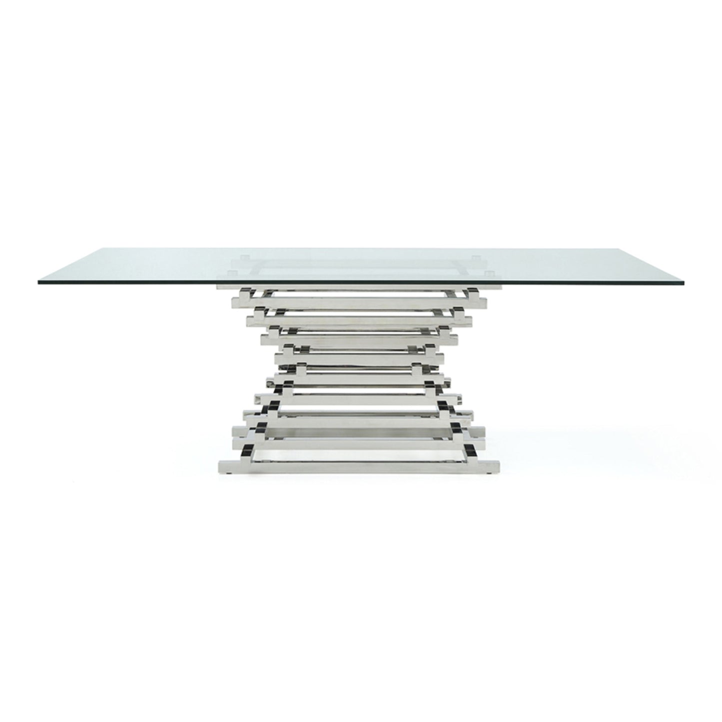 Crawford Rectangular Glass Dining Table