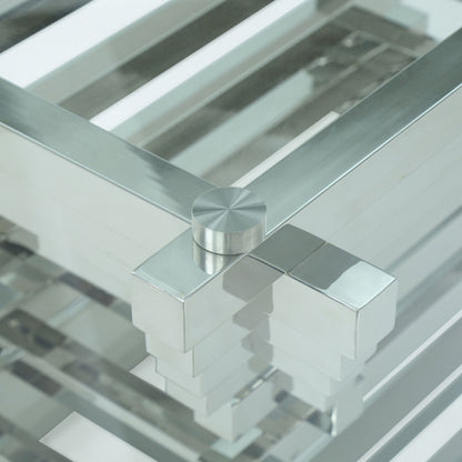 Crawford Rectangular Glass Dining Table