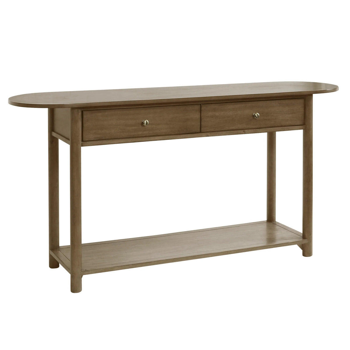 Weathered Barn Two Drawer Console Table