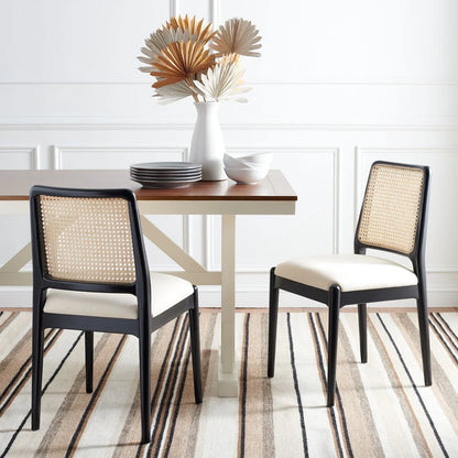 Reinhardt Rattan Dining Chair Set of 2 - Stylish and Durable Seating for a Chic Dining Experience