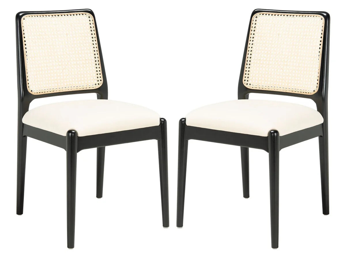 Reinhardt Rattan Dining Chair Set of 2 - Stylish and Durable Seating for a Chic Dining Experience