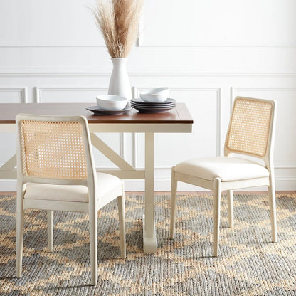 Reinhardt Rattan Dining Chair Set of 2 - Stylish and Durable Seating for a Chic Dining Experience