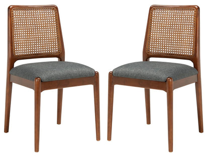 Reinhardt Rattan Dining Chair Set of 2 - Stylish and Durable Seating for a Chic Dining Experience