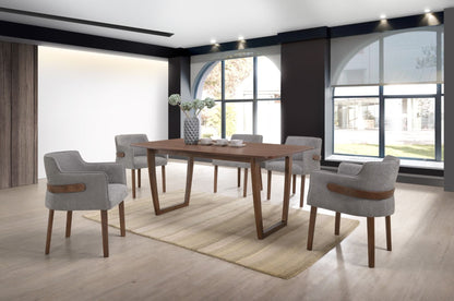 Jordan Walnut Dining Table