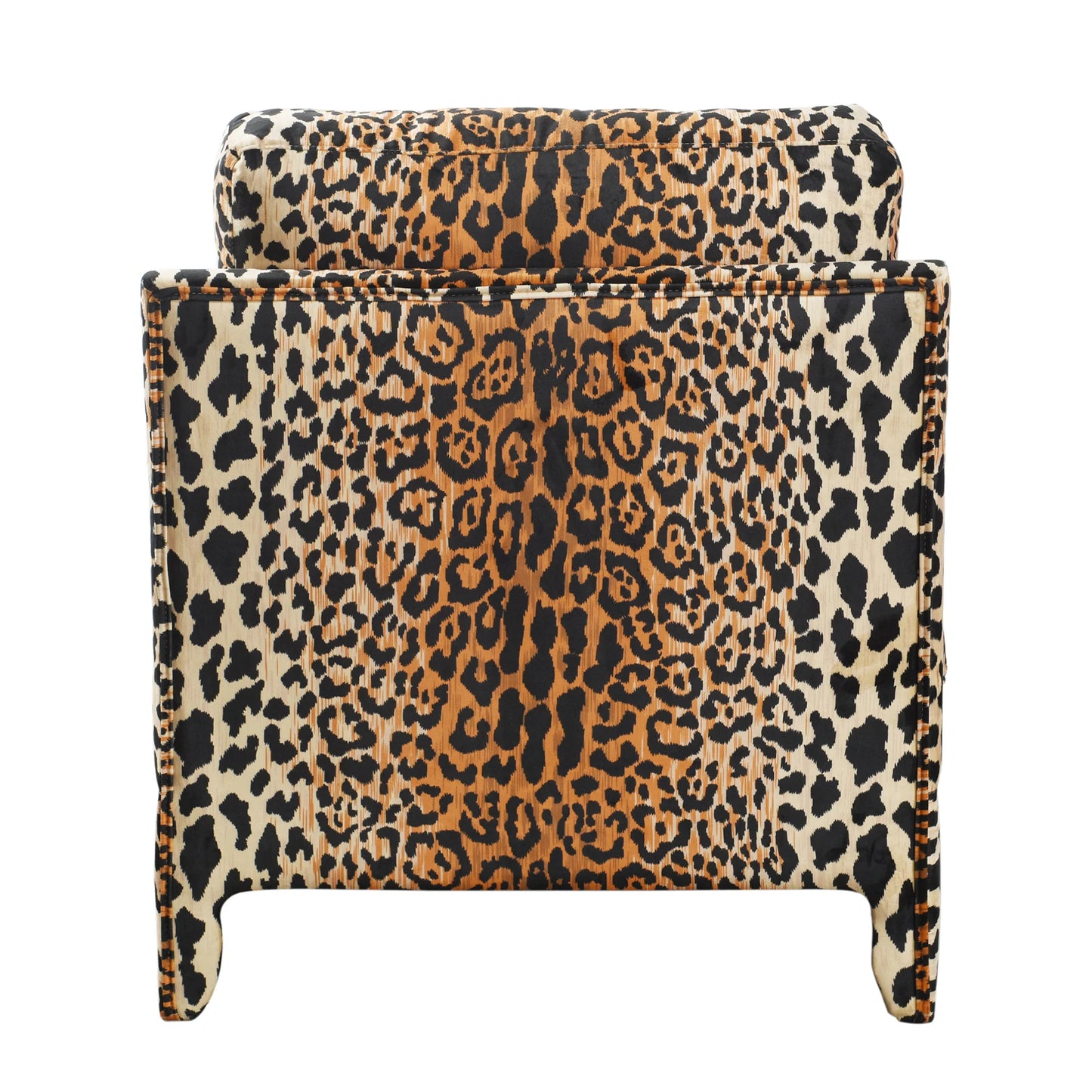 Dann Foley Lifestyle Lounge Chair Covered Cheetah Print Fabric