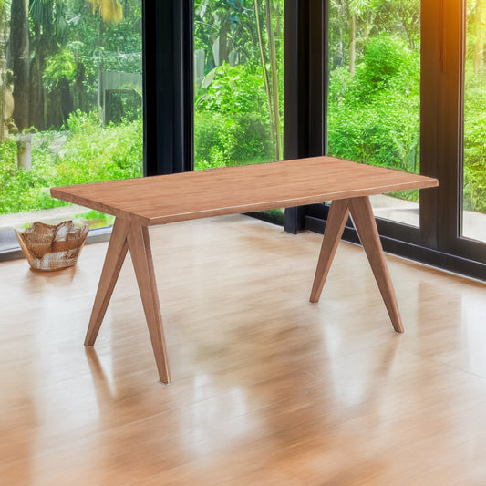 Velentina Natural Finish Dining Table